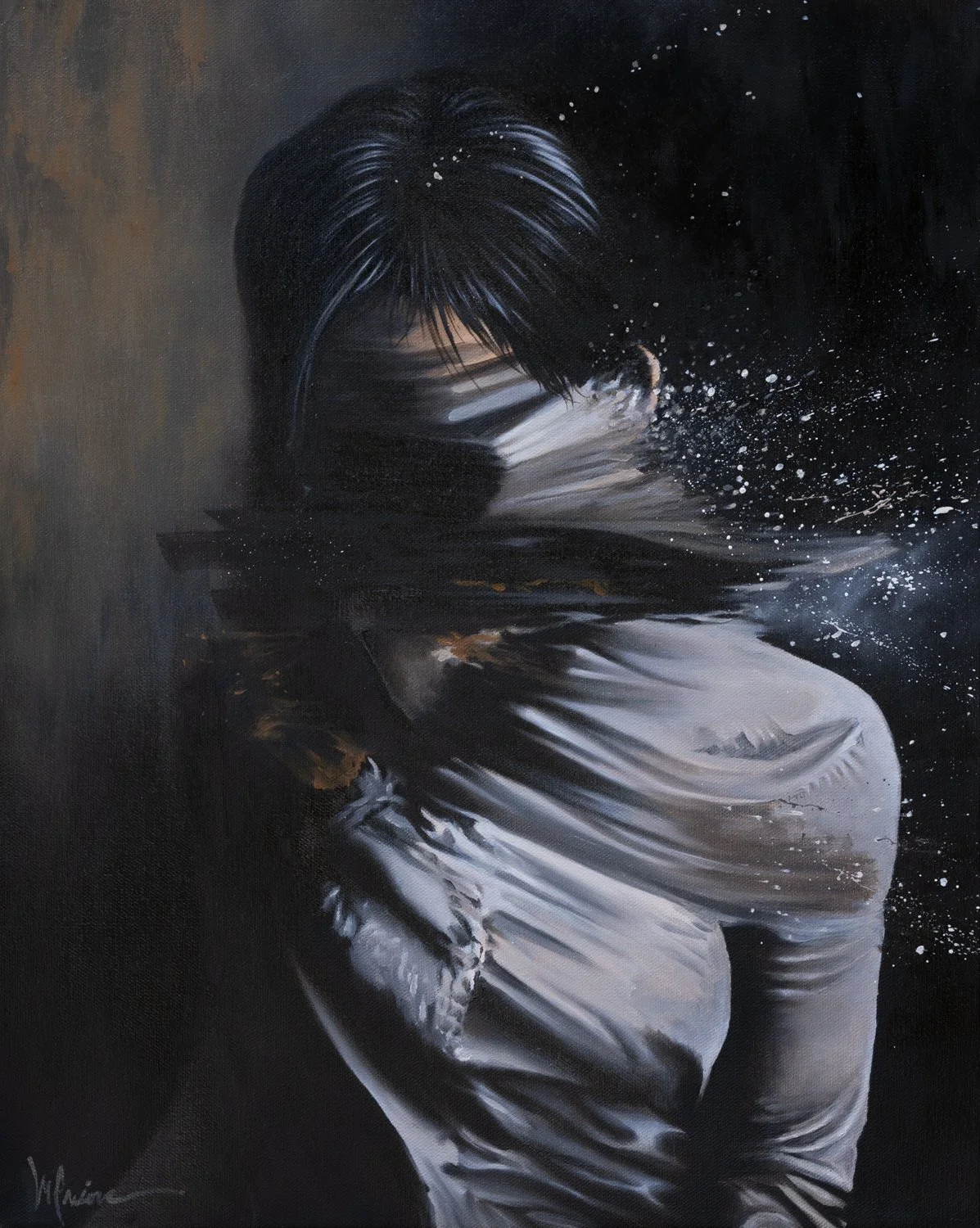 Darker Days Ahead - 16 x 20 - oil on canvas