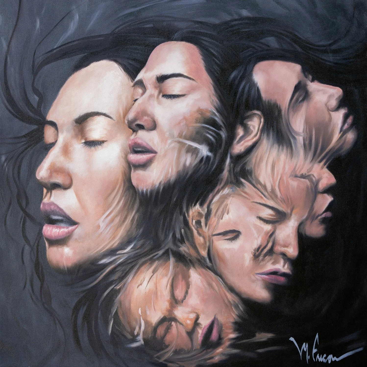 Breathe - oil on canvas - 24 x 24 - $800