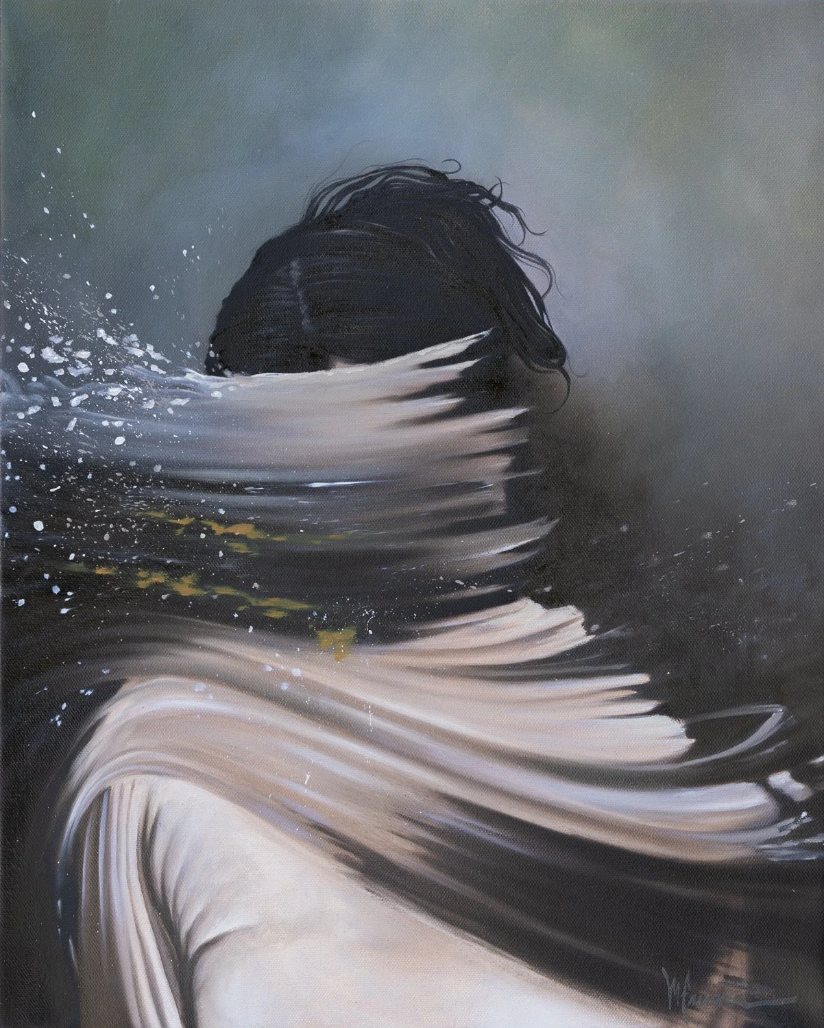 Whispers of the Night - 16 x 20 - oil on canvas - $600