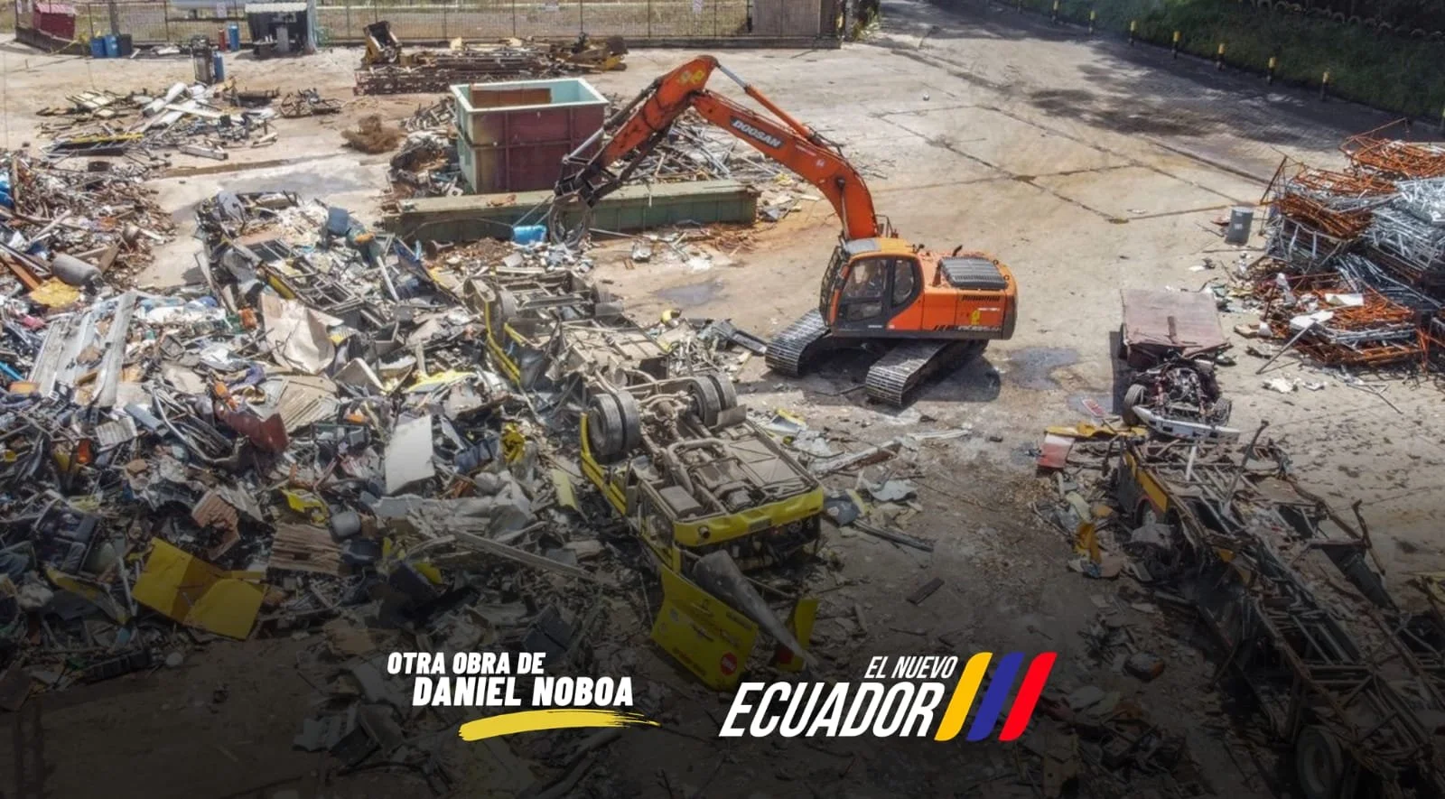 El Gobierno de Daniel Noboa destina alrededor de USD 108 millones para la chatarrización de vehículos de transporte público y comercial