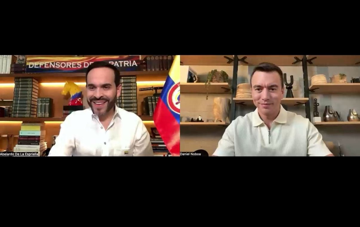 Daniel Noboa felicita a Abelardo de la Espriella por su victoria en Colombia: “Hoy eligieron el orden sobre la impunidad”