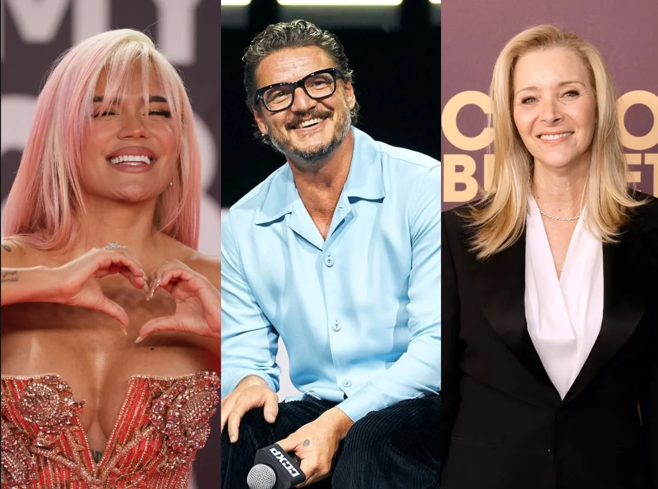 Karol G, Pedro Pascal y Lisa Kudrow recibirán una estrella en el Paseo de la Fama de Hollywood en 2027