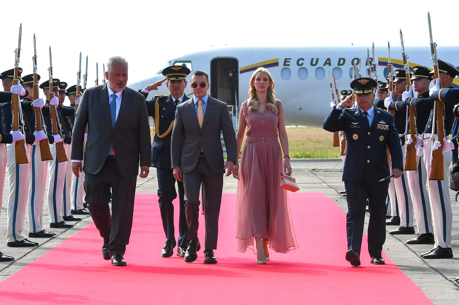 Daniel Noboa llega a Cali para asistir a la posesión presidencial de Abelardo de la Espriella