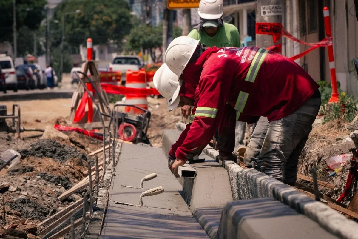 Renovación urbana de La Atarazana supera el 50 % de avance con 15 peatonales terminadas