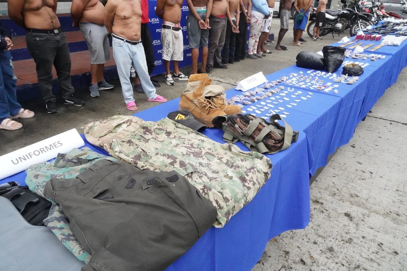 Toque de queda deja 2.561 aprehendidos y 8,1 toneladas de droga decomisadas en 13 días