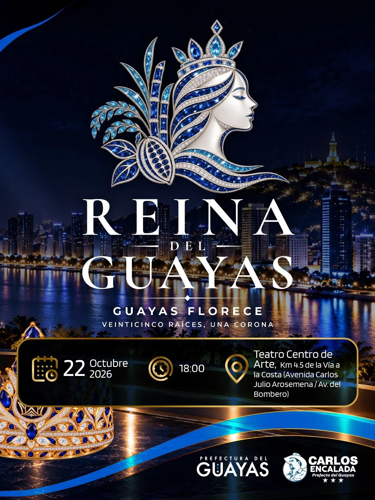 Reina del Guayas regresa después de seis años con 19 candidatas y proyectos sociales