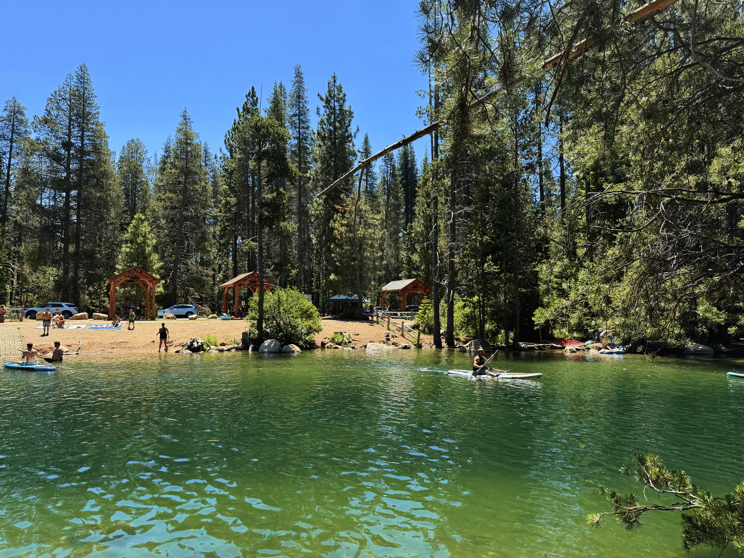 A Beautiful Summer Day at Donner Lake