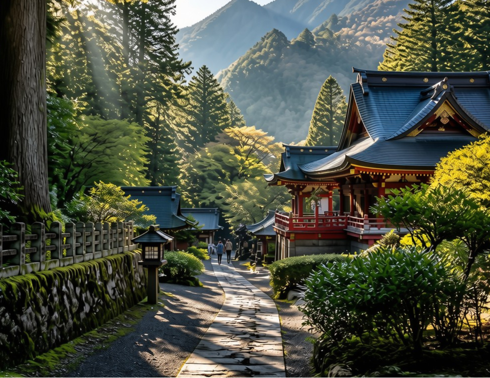 Rendering of Nikko, Japan