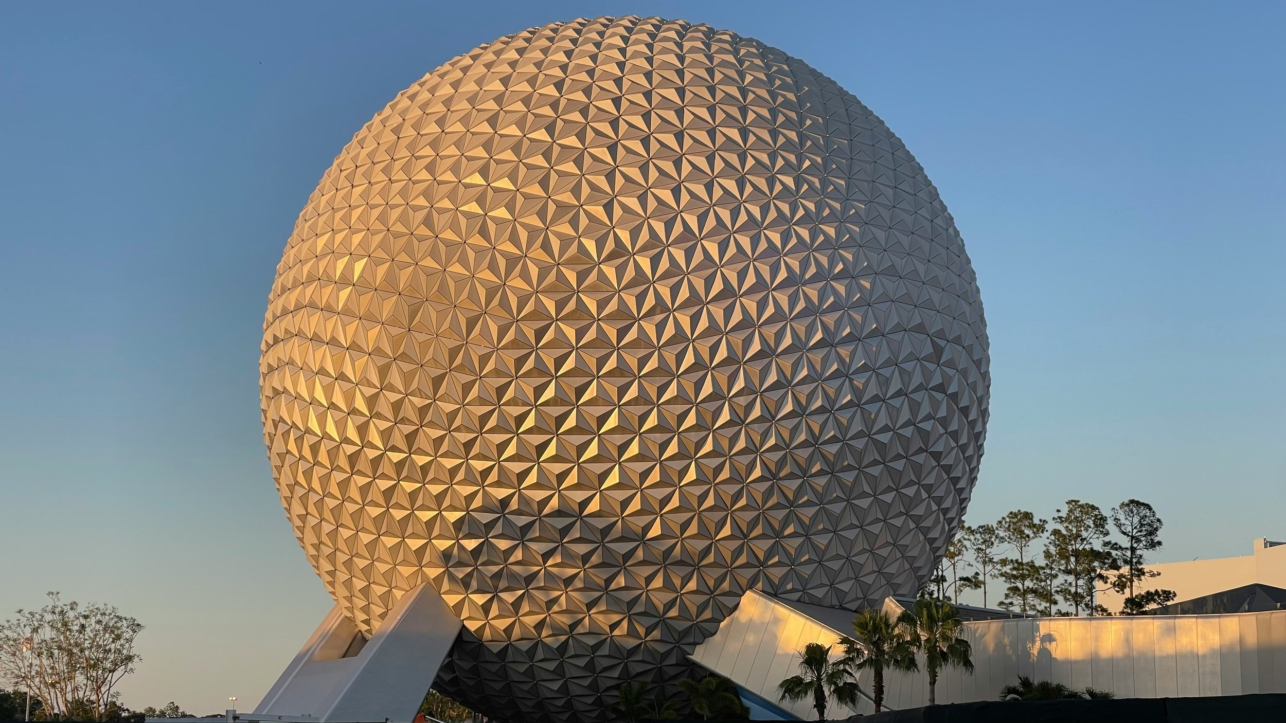 epcot at sunset