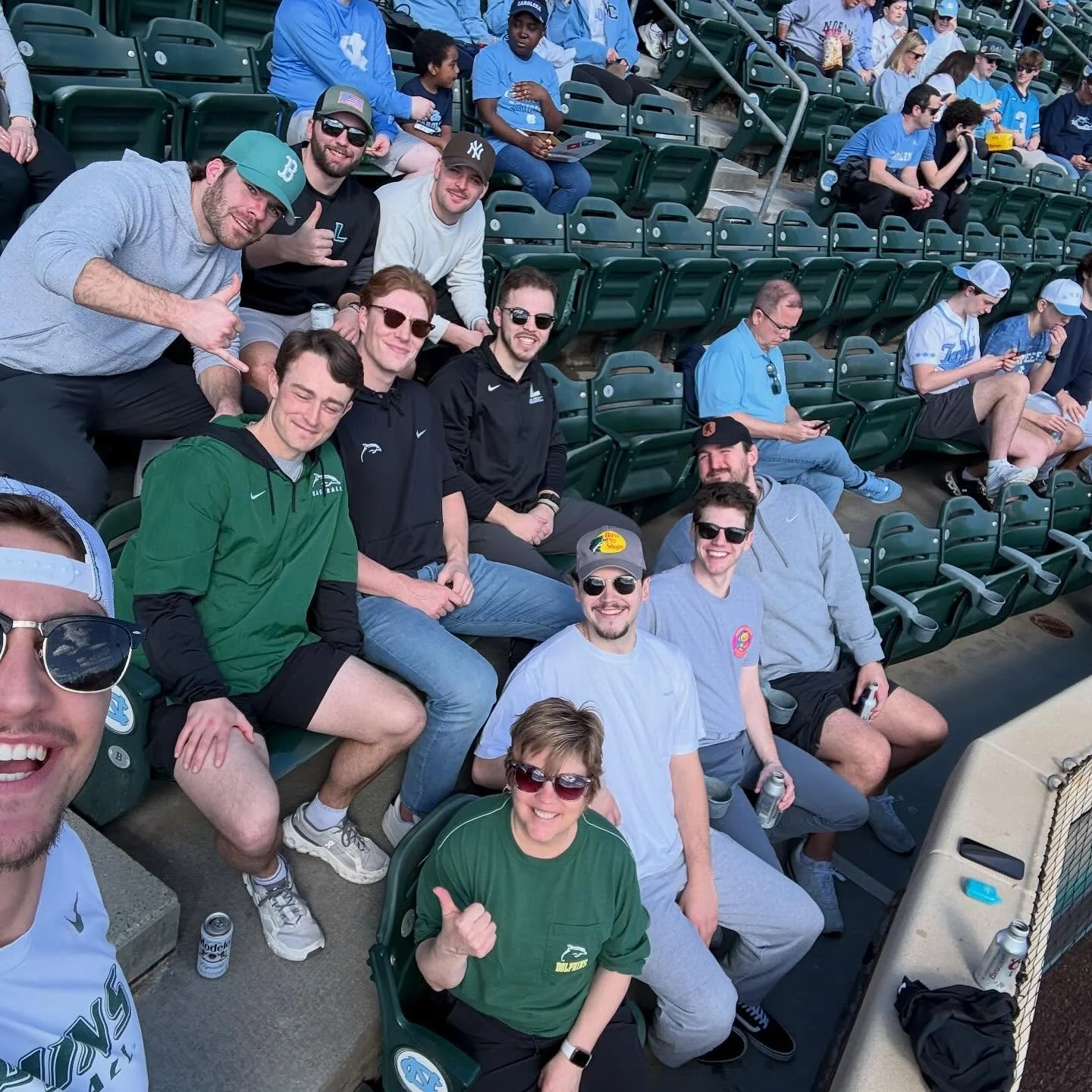 LMC baseball at UNC. Found LMC alum baseball players!
