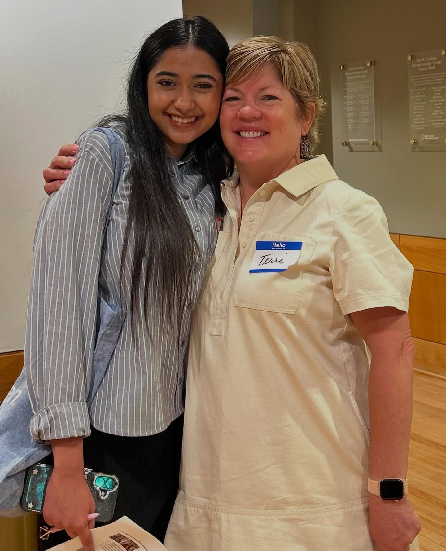 Happiness is seeing Rameen Imran at the Triangle Women in STEM Summer Intern Event!!