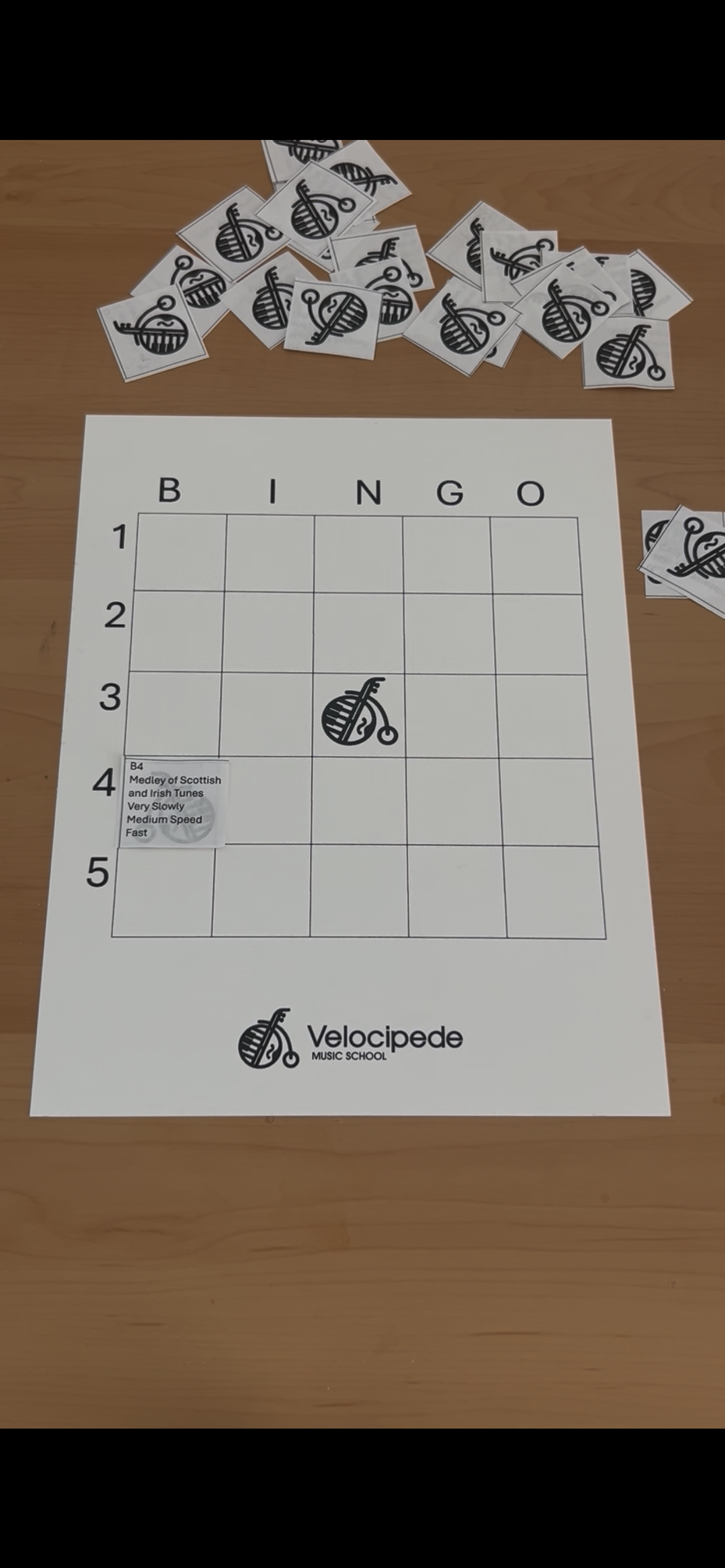 Practice Games: Practice Bingo