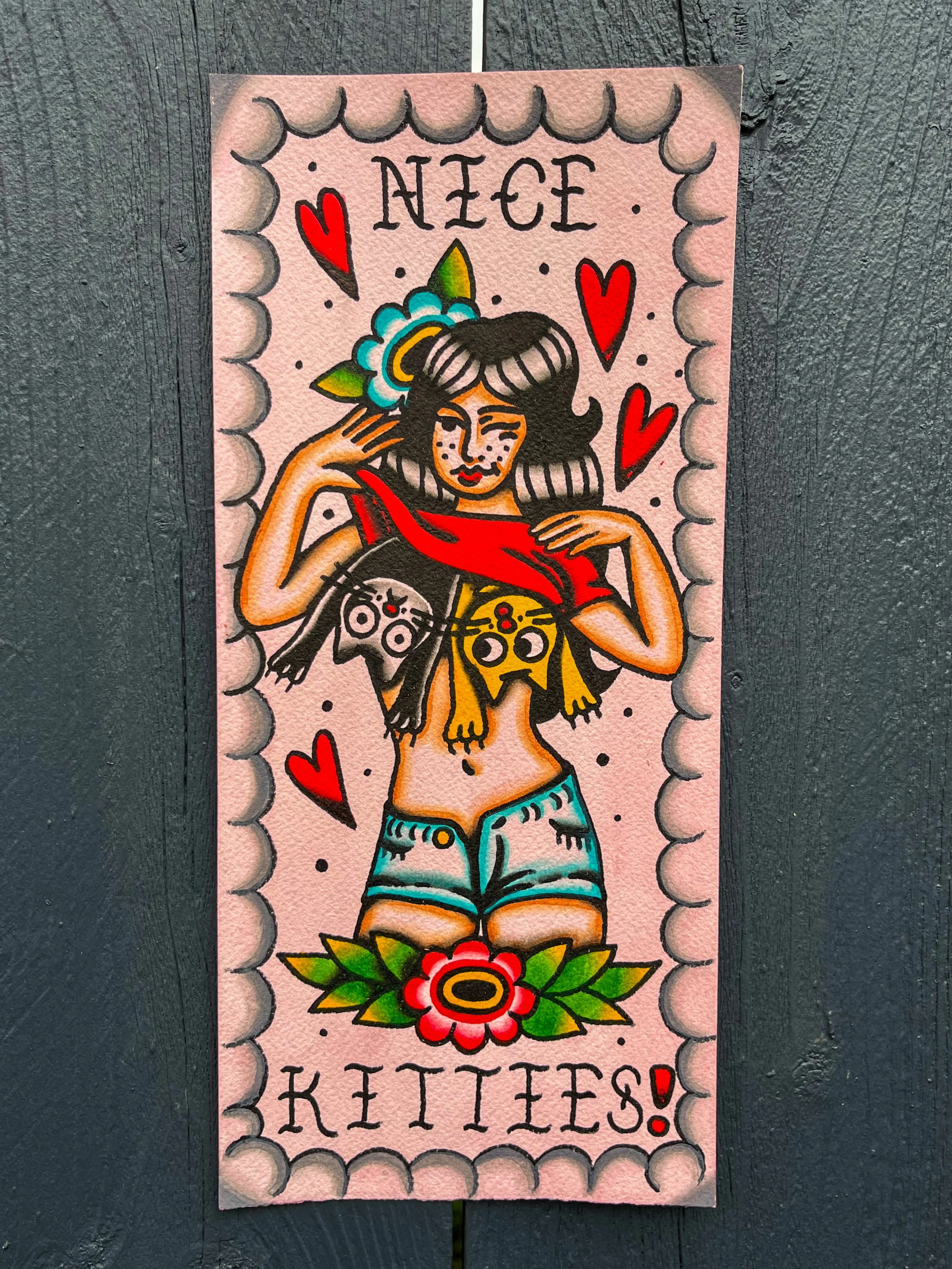 'NICE KITTIES' PRINT PRE-ORDER