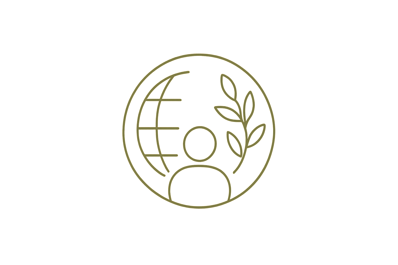 Icon representing culturally aware, person-centred therapy and personal growth