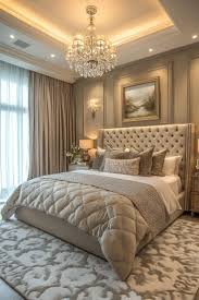 Bed, Bedroom, Throw, Blanket, Bedside Table, Bedside Lights, Chandelier, Lighting Design, Light Fittings