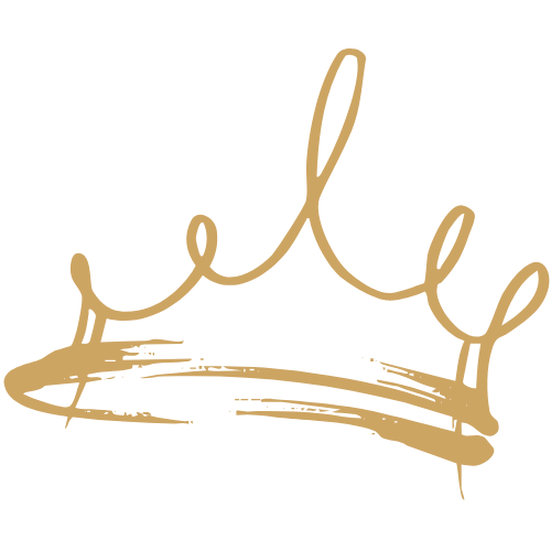 Gold cursive text spelling 'hello' with a decorative underline on a black background.