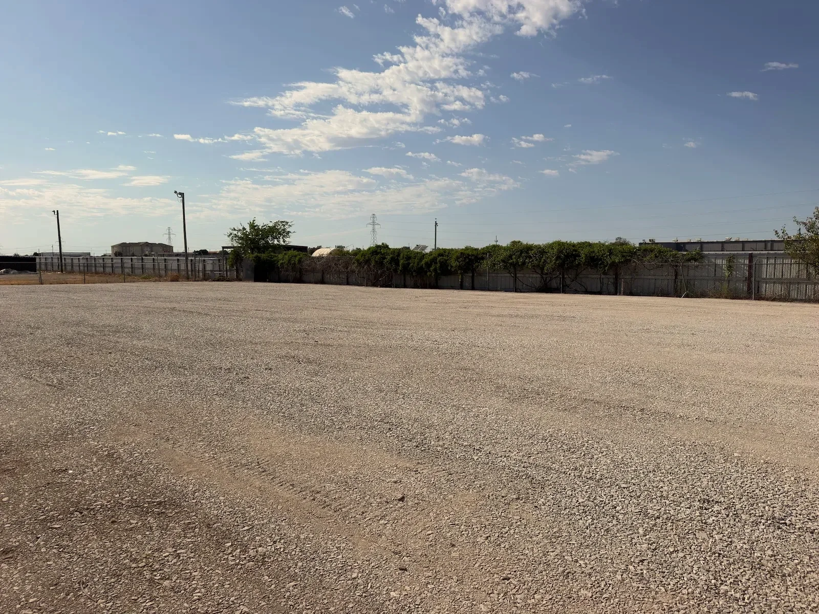 Gravel Parking Lot for Heavy Traffic
