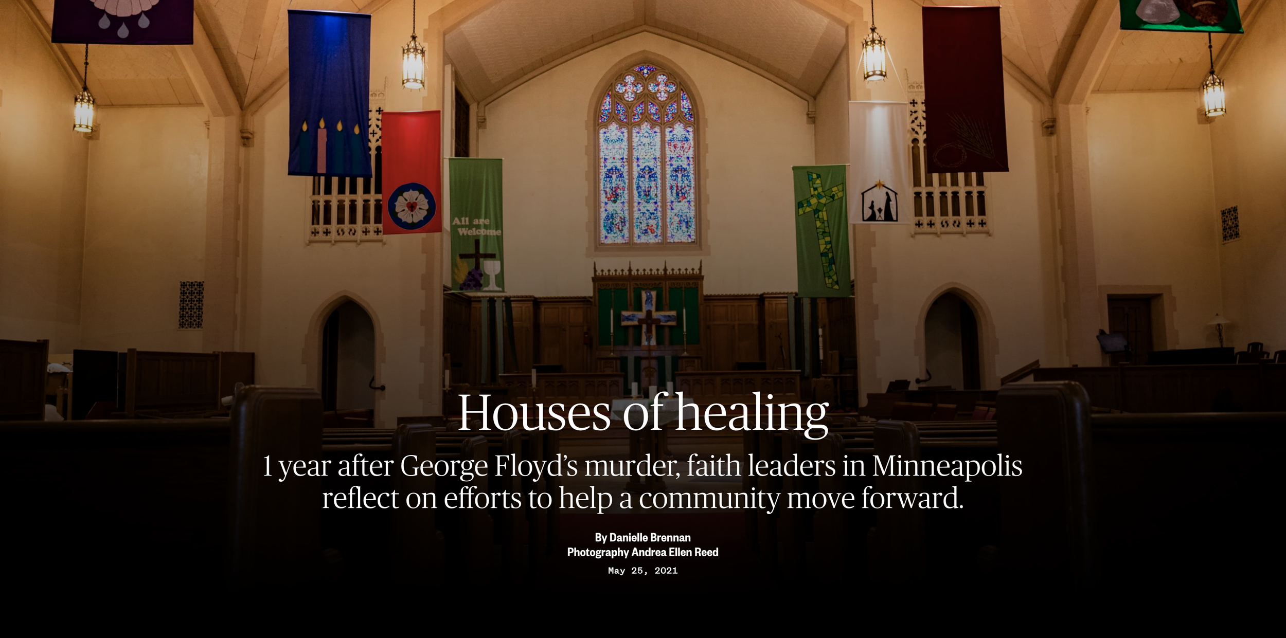 Calvary Lutheran Church in Minneapolis was central to helping the community heal, 1 year after George Floyd's death.