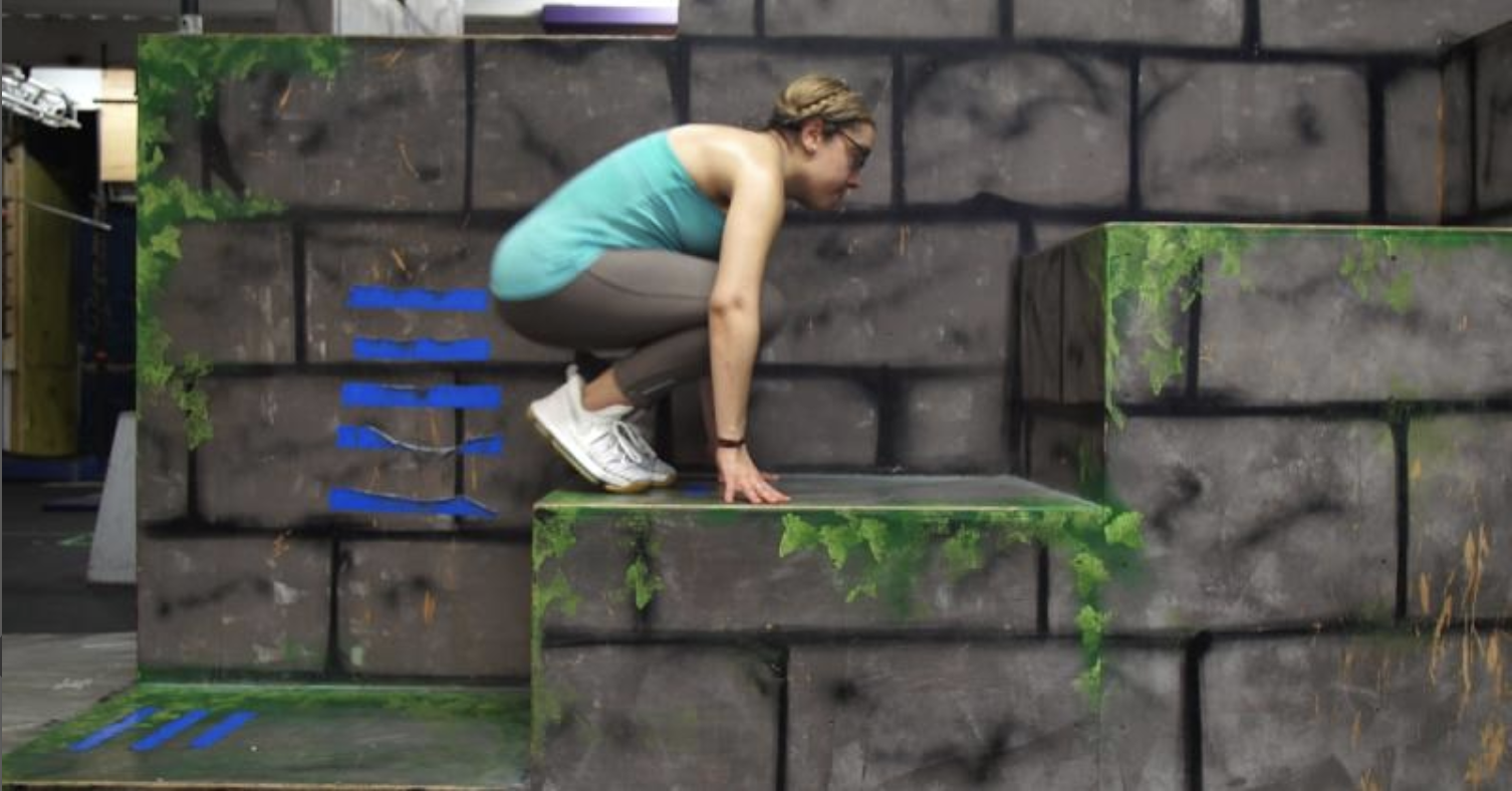 Danielle Brennan tried a parkour class at Brooklyn Zoo.