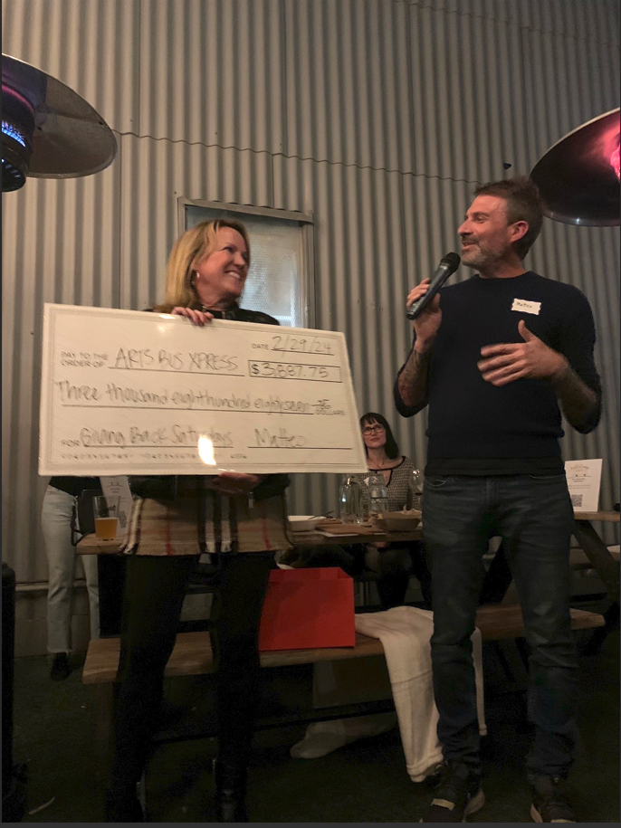 Buona Forchetta Restaurant donation check