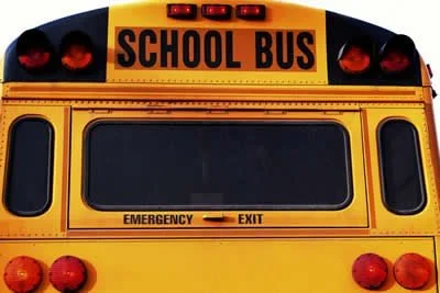 Back of School Bus