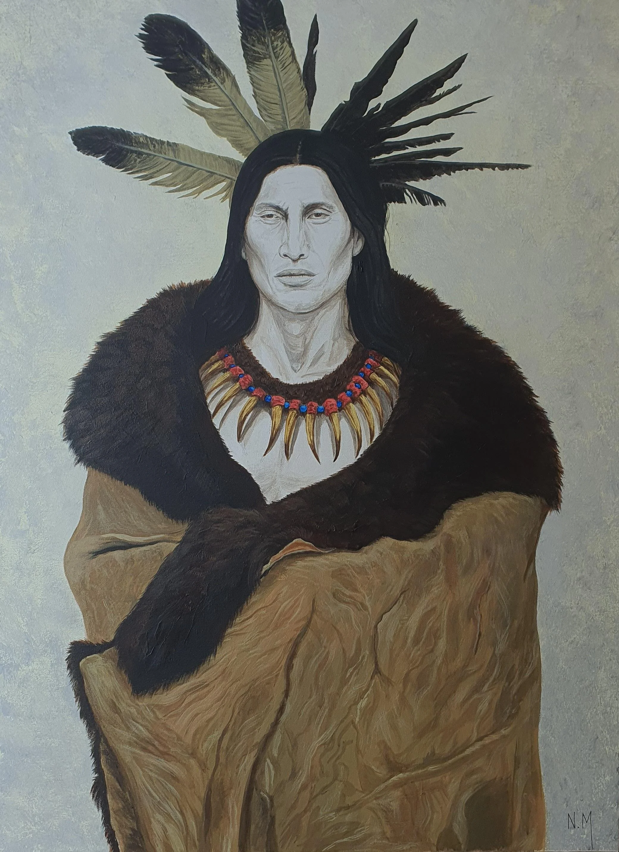 Acrylic on coton canvas 75x55 cm