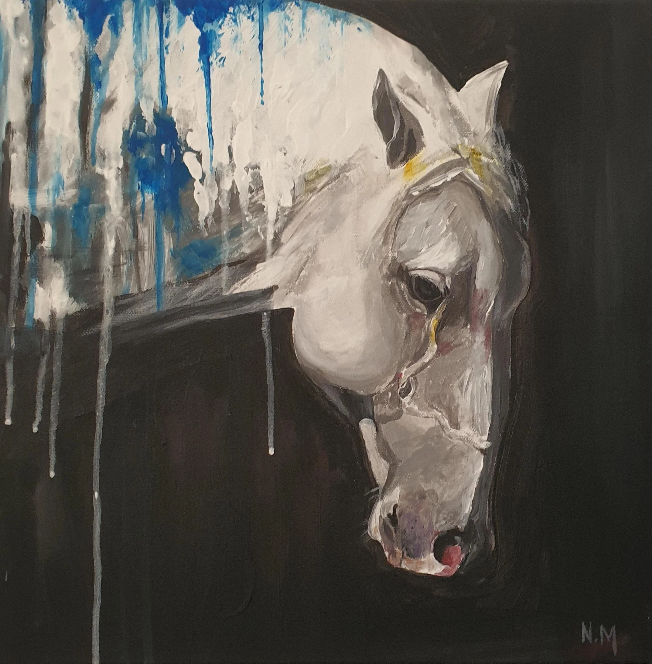 Acrylic on coton canvas 40x40cm