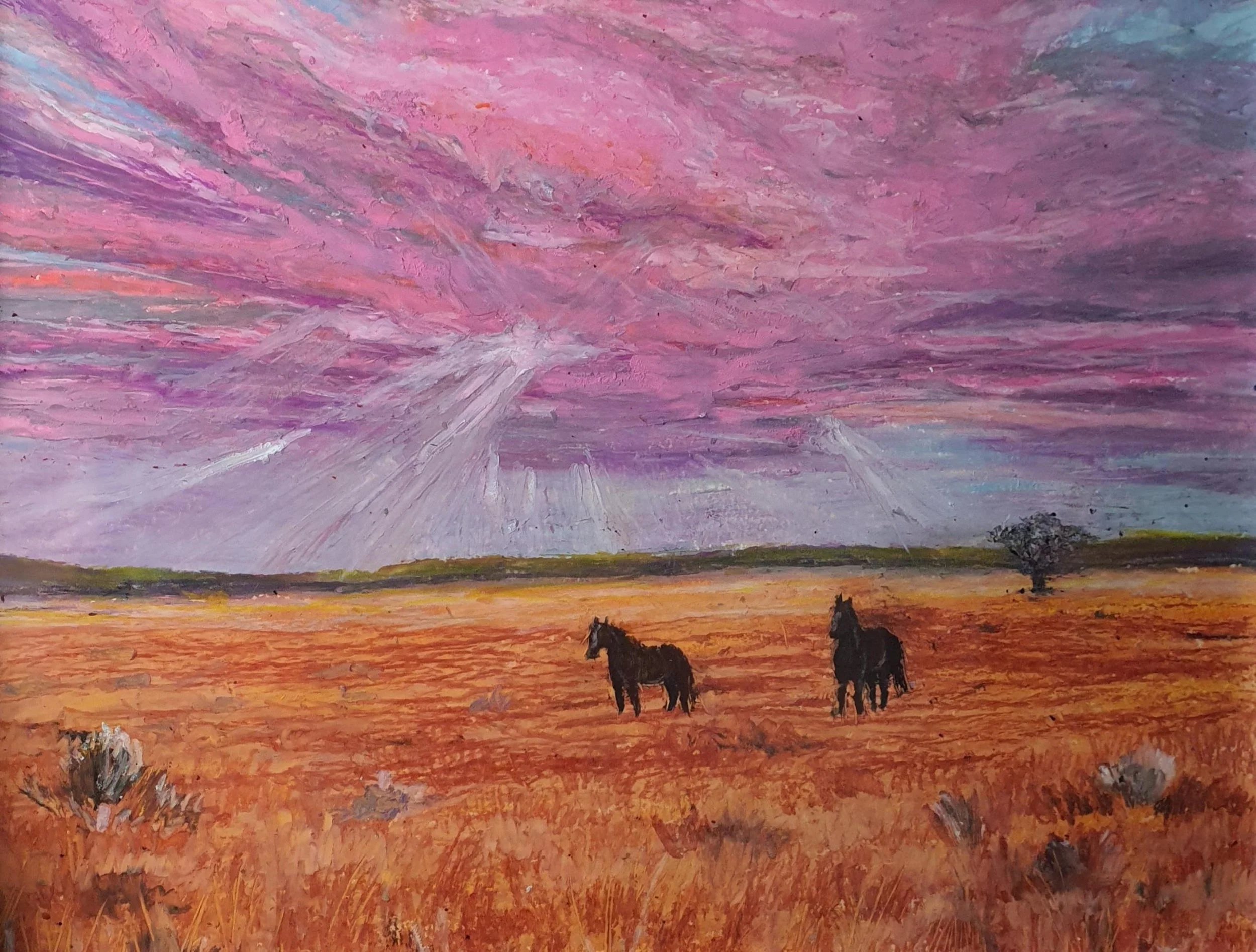 Oil pastel on paper 29,7x21cm