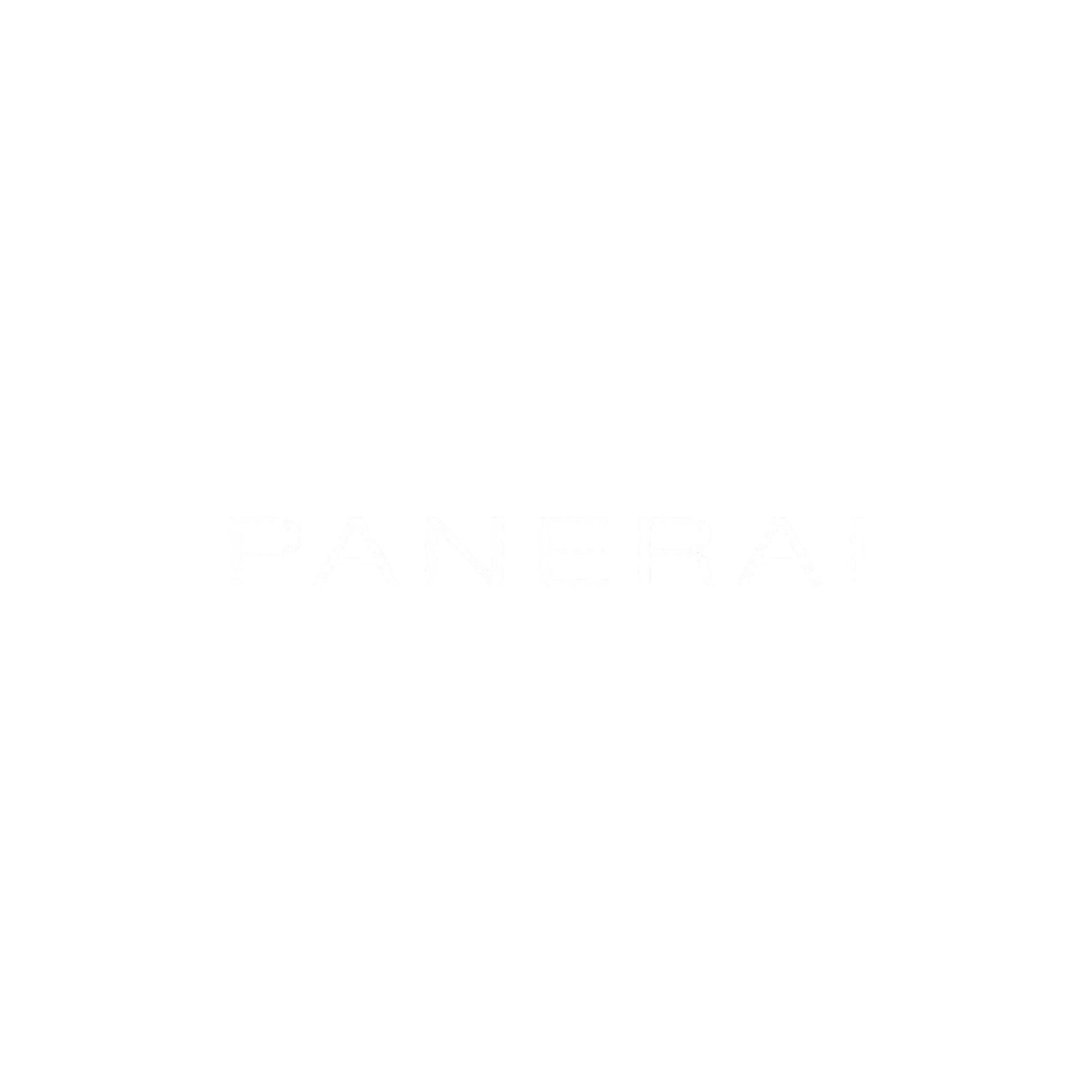 A black panther logo with white text that says 'Panera' underneath.