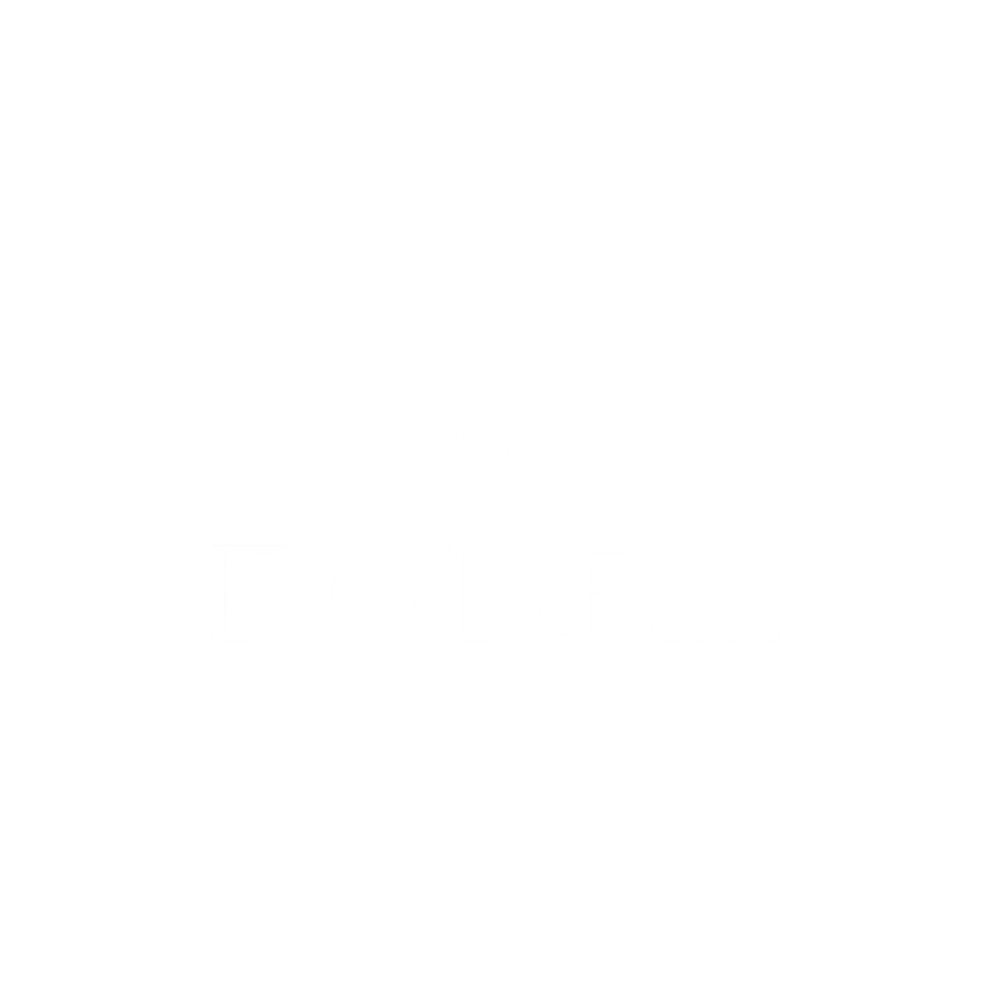 Black background with white text that reads "POLEXY" and a crown-like design above the text.