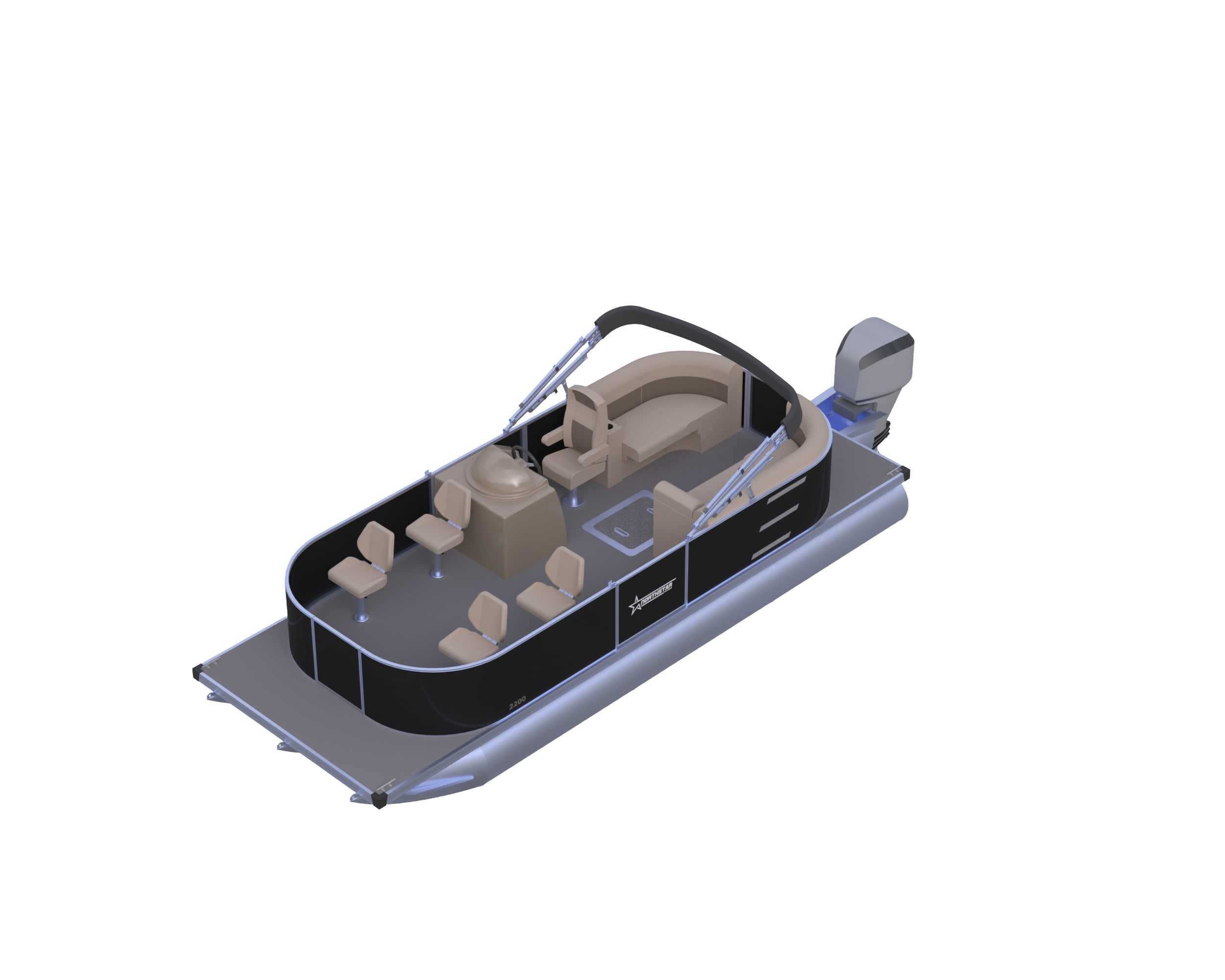2200 Fish Tritoon