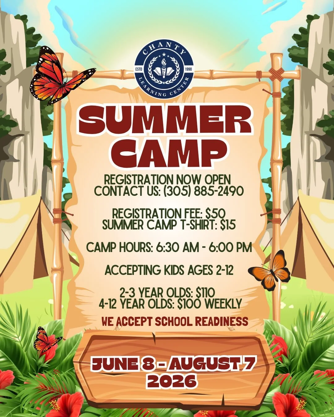 ☀️🌴 SUMMER CAMP 2026 IS HERE! 🌴☀️
Get ready for a summer full of fun, adventure, creativity, water days, sports, field trips, and unforgettable memories at Chanty Learning Center! 💙
Swipe to check out our June Summer Camp Calendar and all the exci