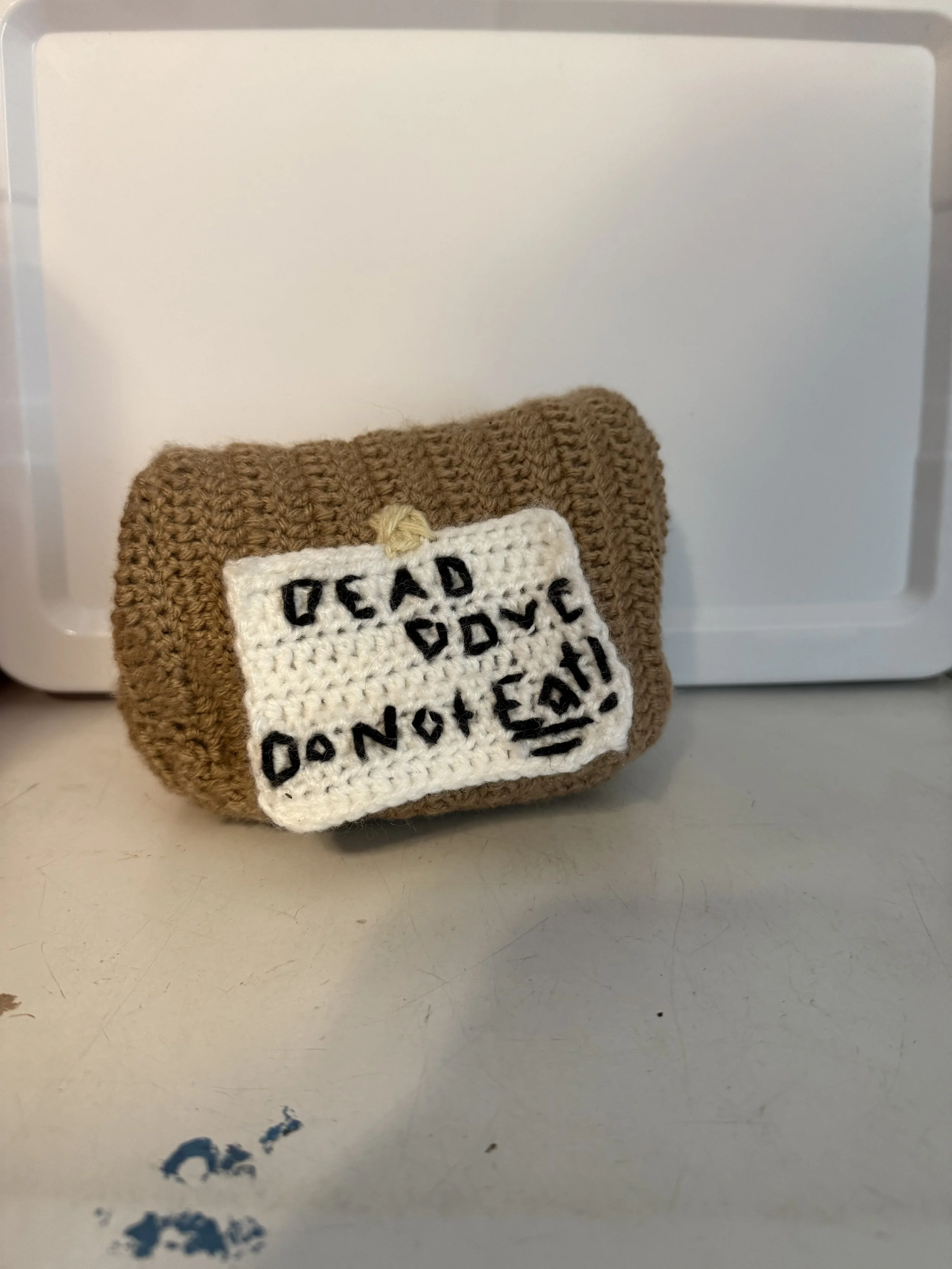 Dead Dove Do Not Eat Crocheted Bag