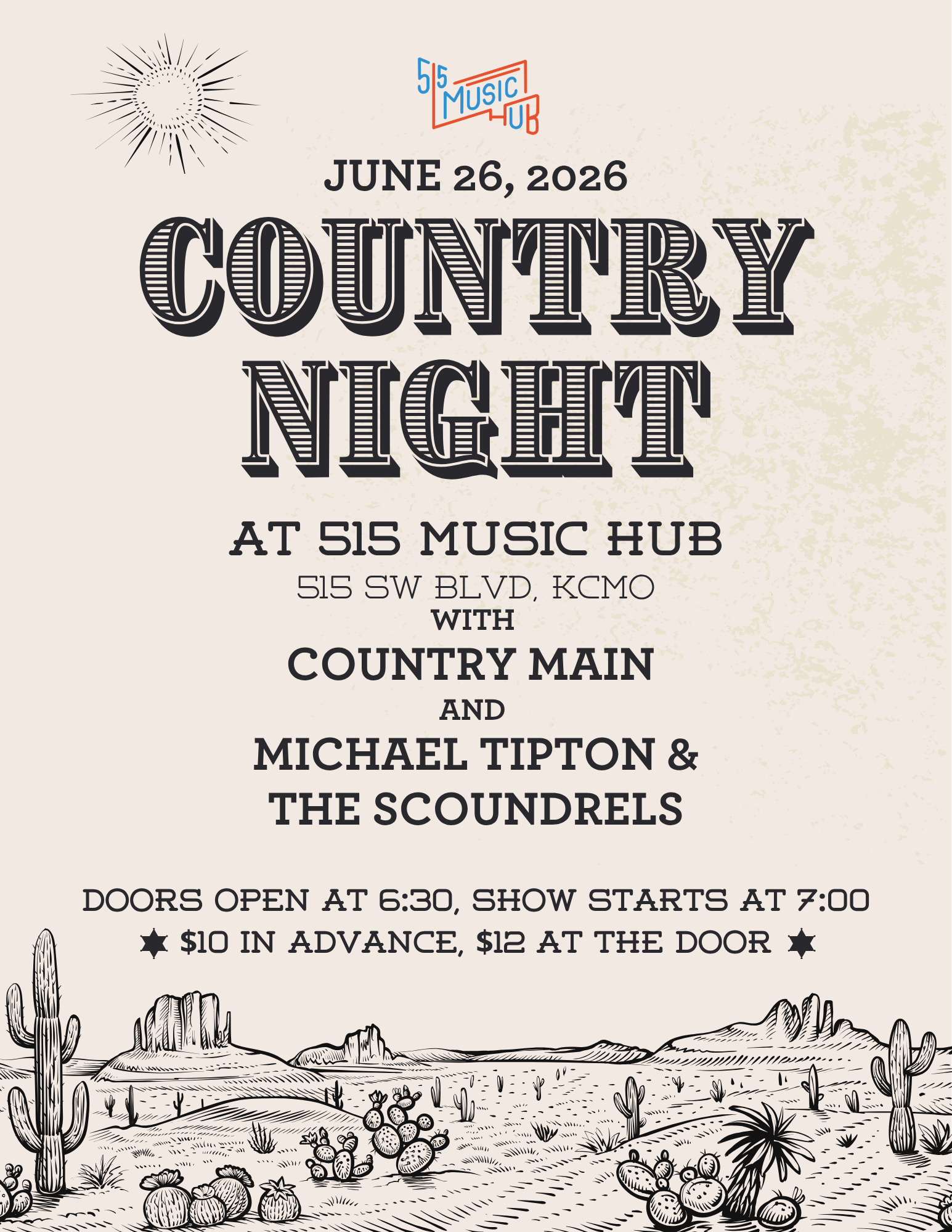 Country Night at 515 Music Hub