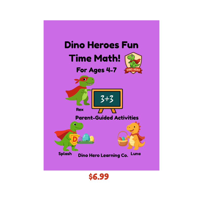 Dino Hero Fun Time Math!