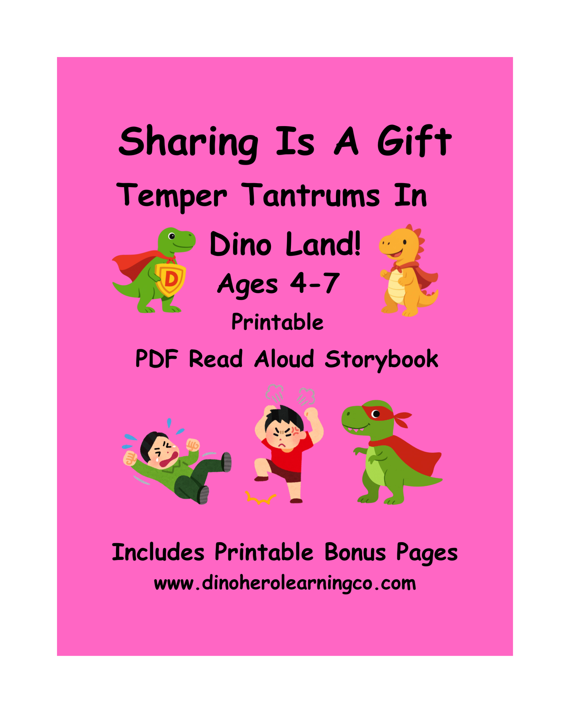 "Sharing Is A Gift" Tantrum In Dino Land