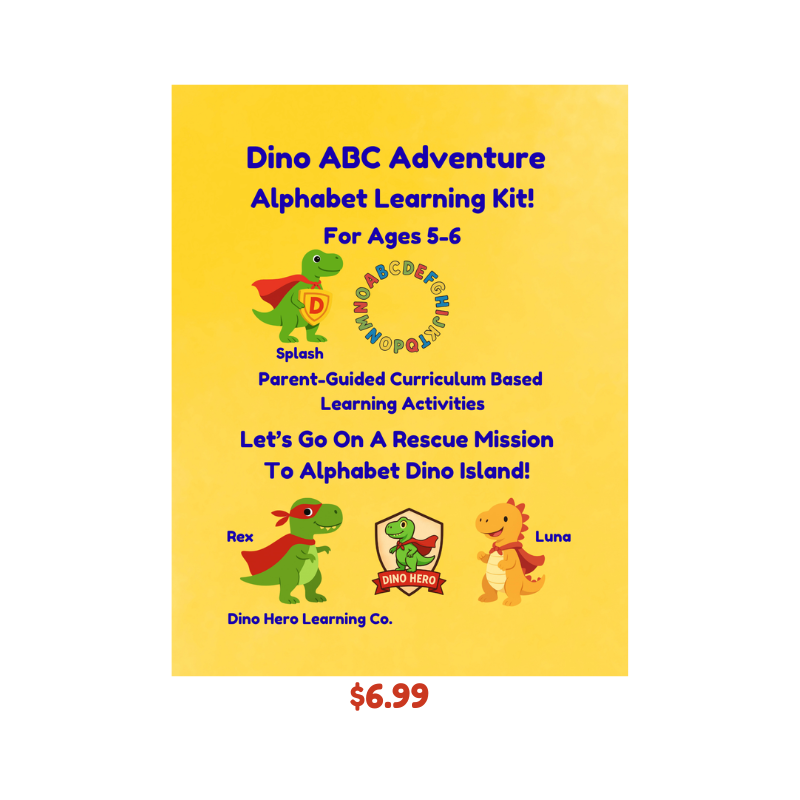 Dino ABC Adventure Alphabet Learning Kit
