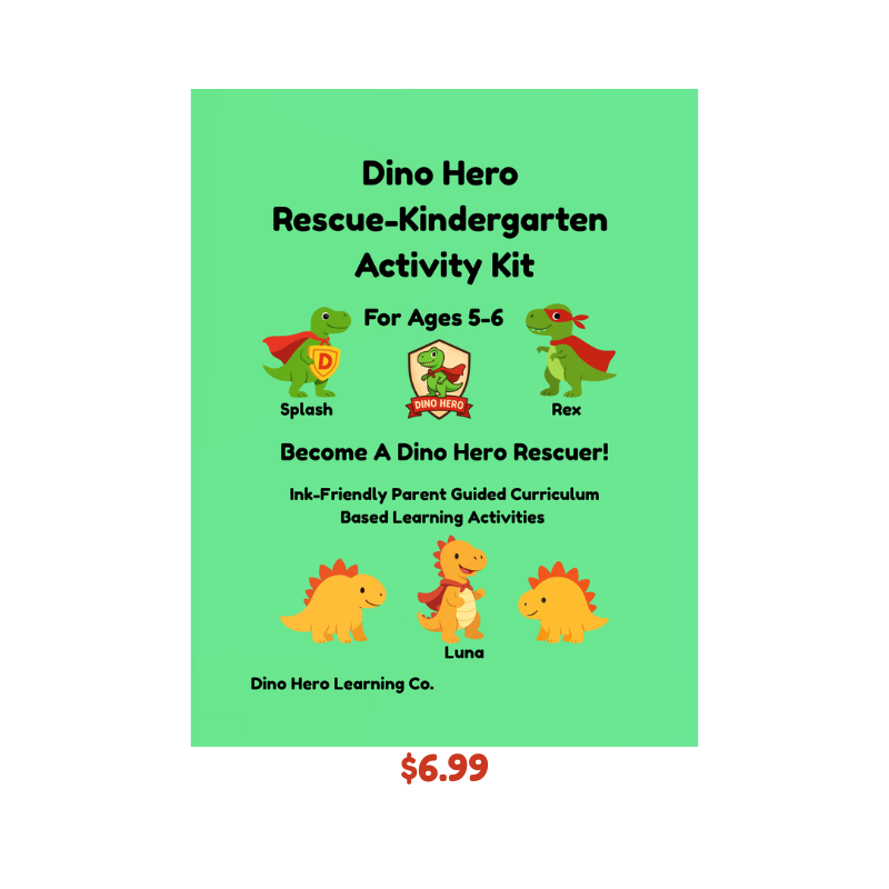 Dino Hero Rescue Kindergarten Activity Kit