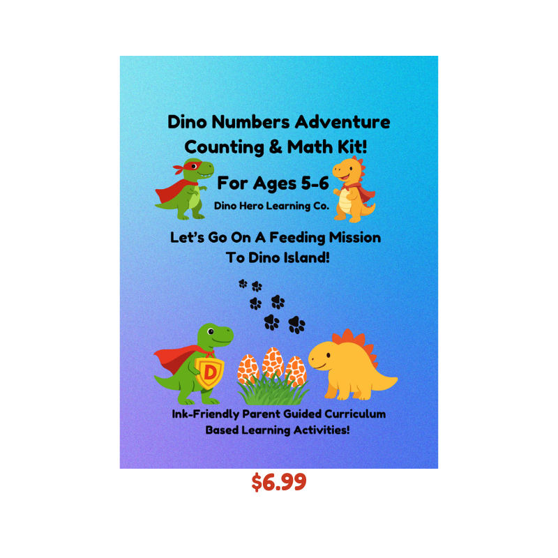 Dino Numbers Adventure Counting & Math