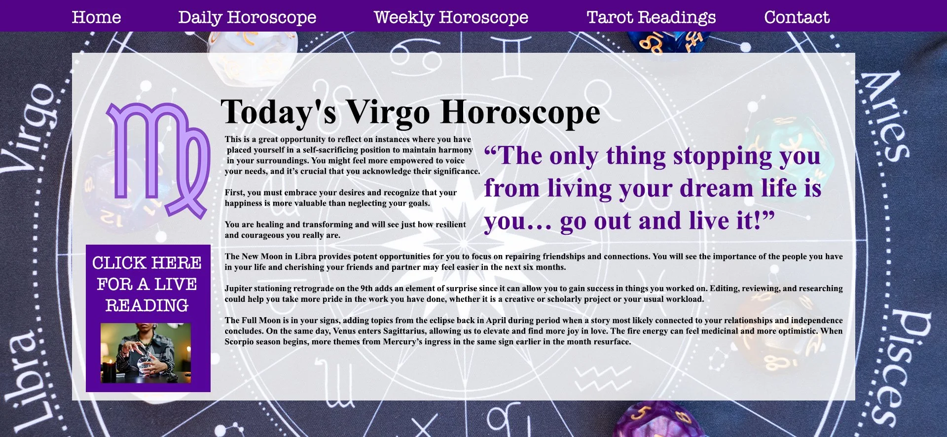 Online horoscope