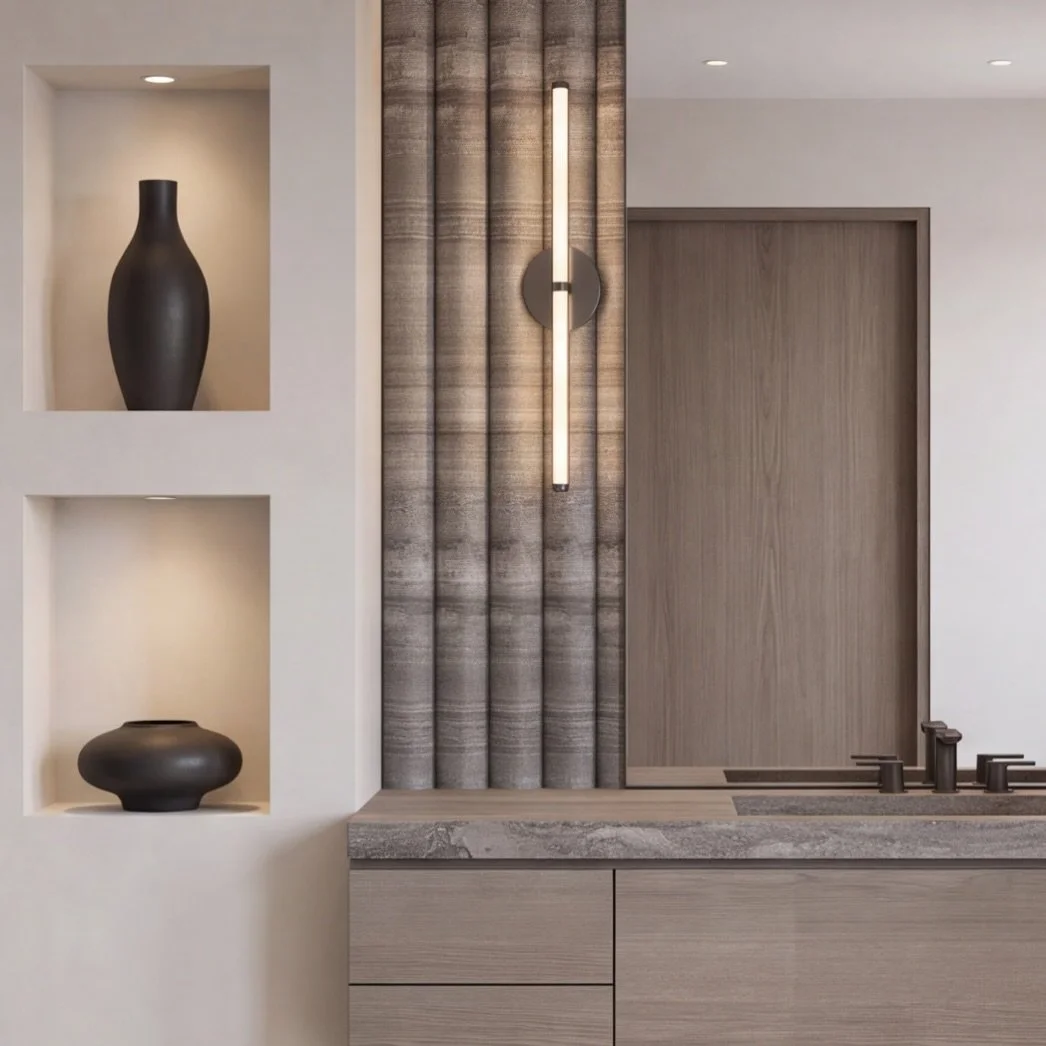Bathroom concept by @jacquelinerowstudio &mdash; based in Atlanta designing coast to coast.