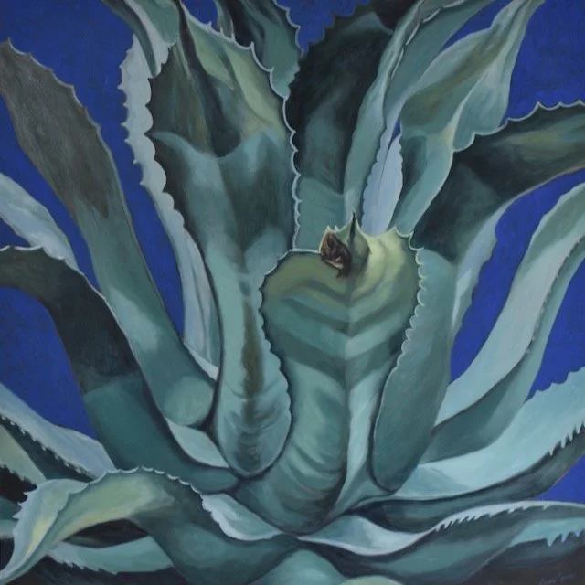 Blue 36" x 36"