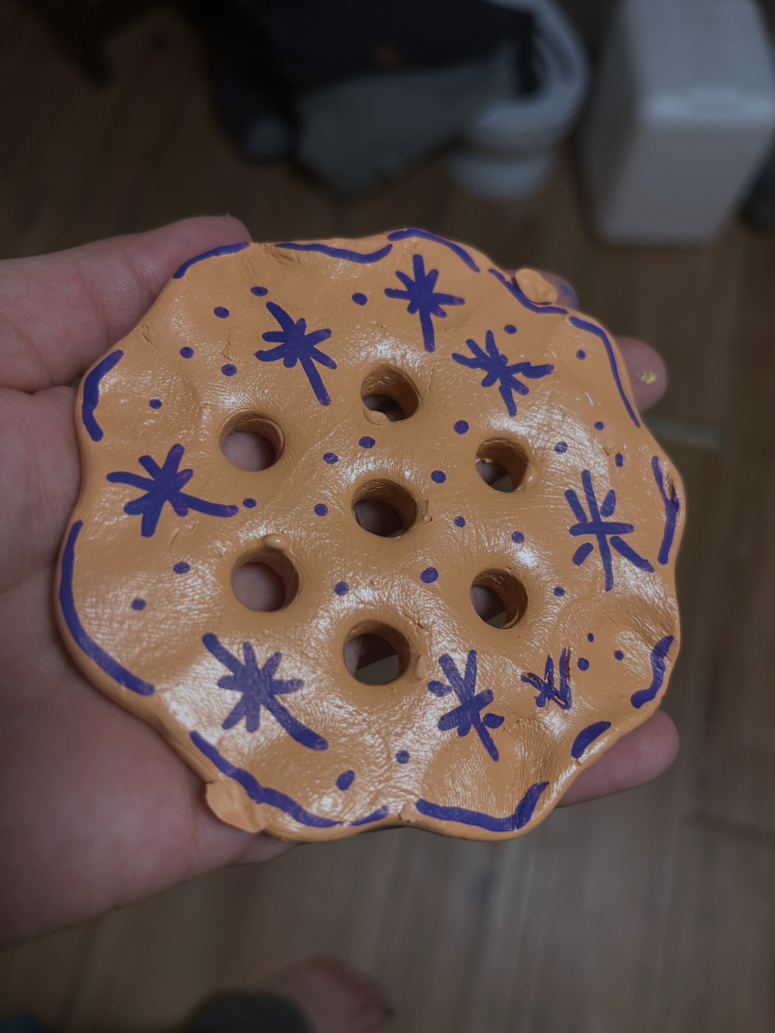 Hand made clay bloom saucers and reading rings will be sealed and ready for purchase at the HYDEN Creators Fair on Saturday May 30th !!!