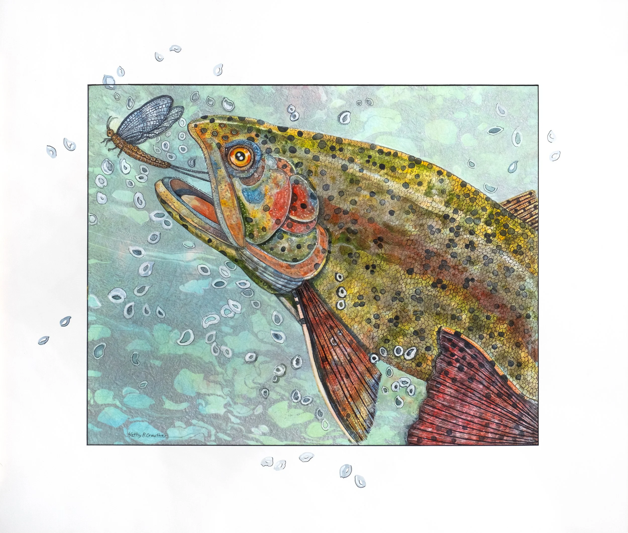The Big Catch - 31.5" x 27.5"