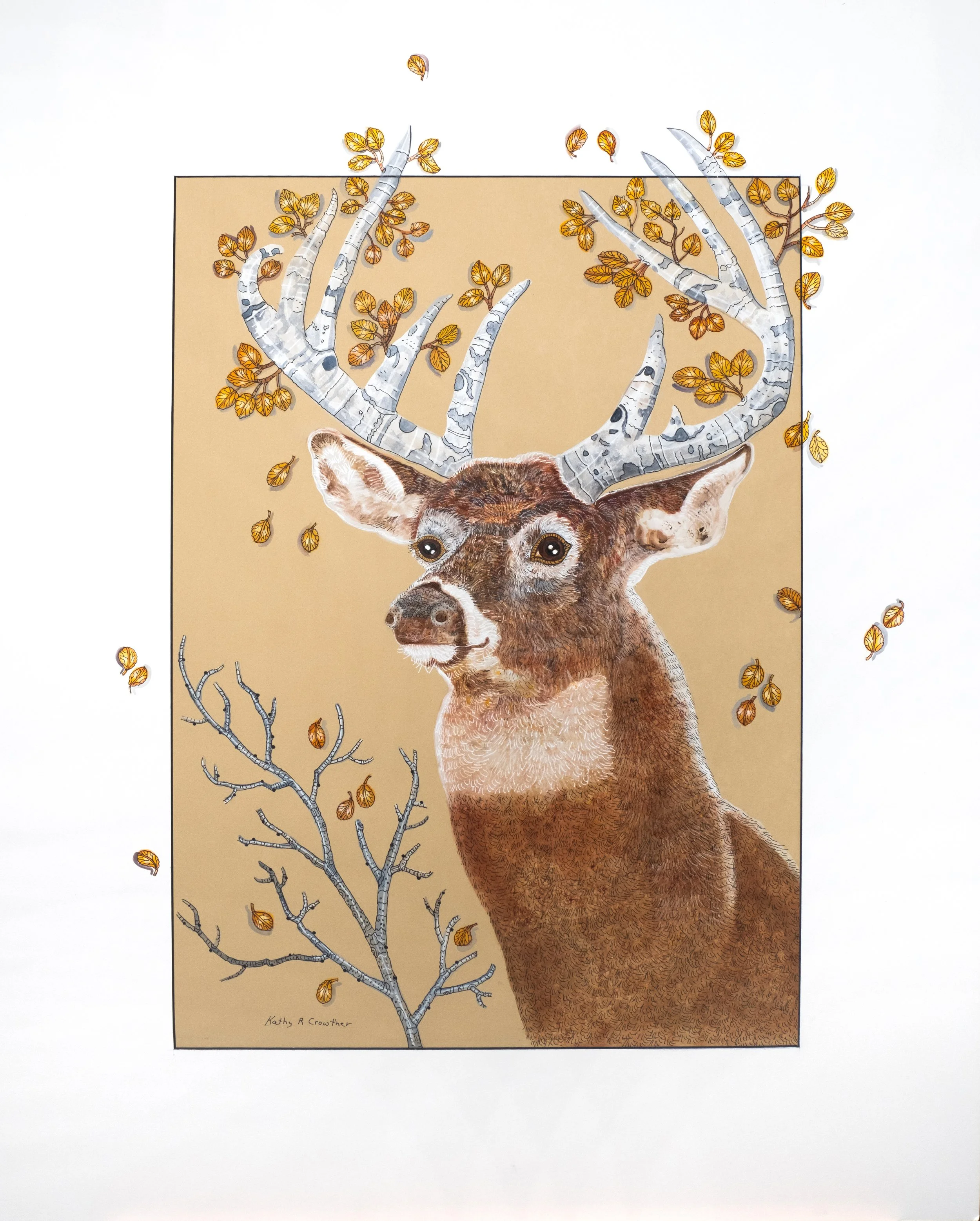 Crown of Gold - 27" x 33"