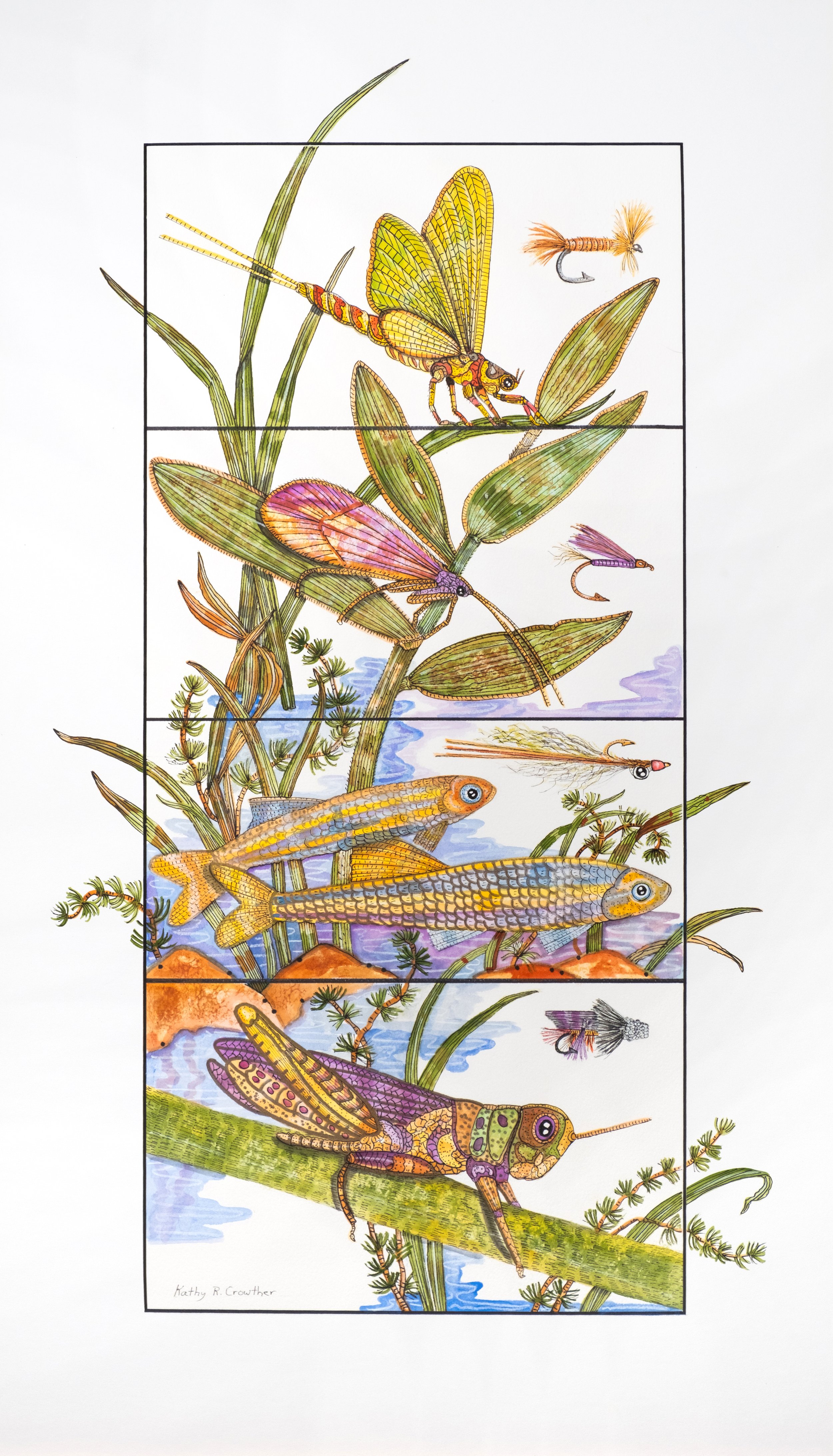Trout Munchies - 18" x 30"
