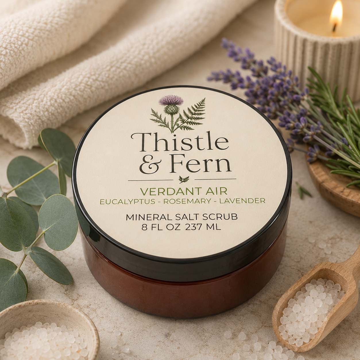 Verdant Air Mineral Salt Scrub