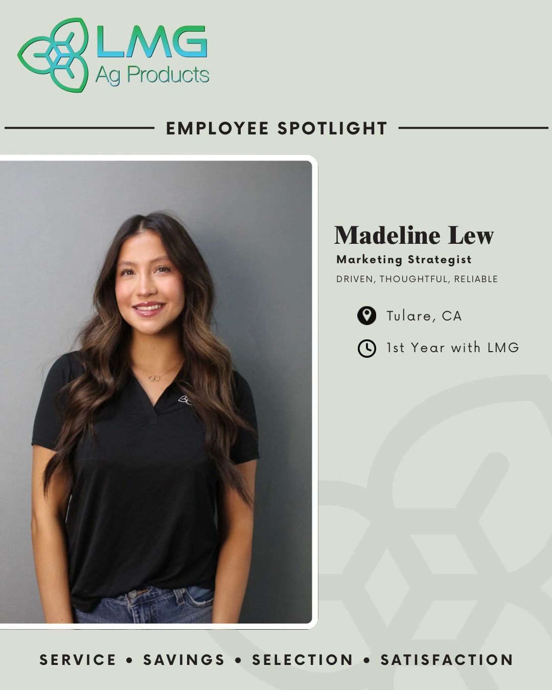 Meet Madeline, our Marketing Strategist! 🌱

From bringing new ideas to life to showcasing the people and personalities behind LMG, Madeline loves that no two days look the same. As a recent UCLA graduate, she&rsquo;s excited to continue growing alon
