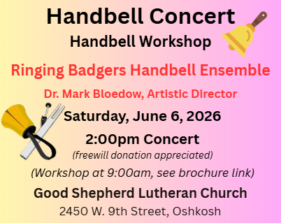 Ringin' Spring Handbell Workshop &amp; Concert