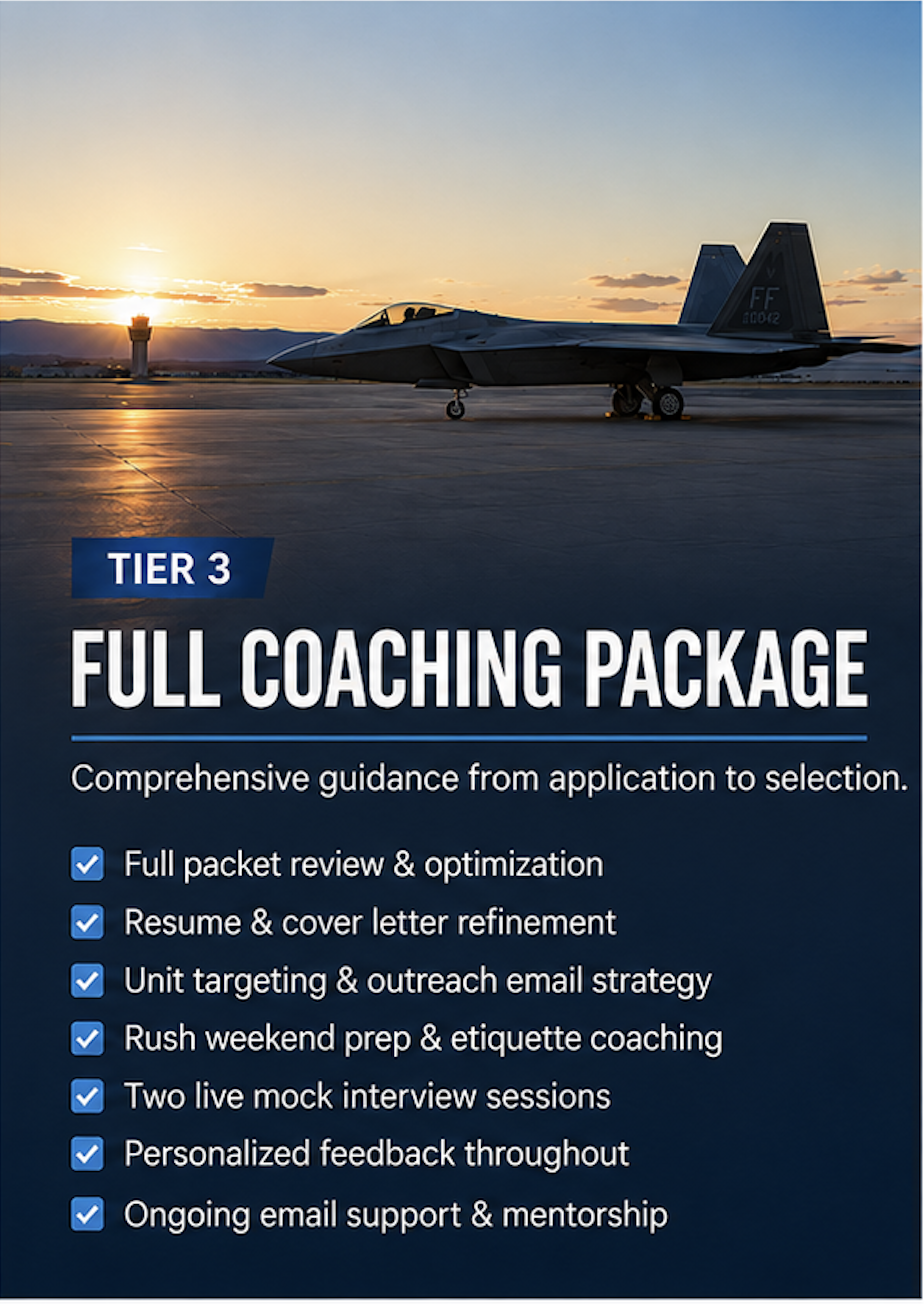 Tier 3 - Full Coaching Package